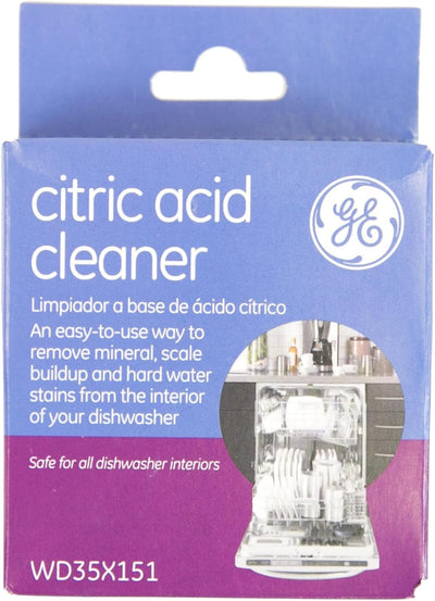 GE WD35X151 Citric Acid Dishwasher Cleaner