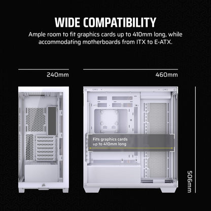 Corsair CC-9011277-WW 3500X White ATX PC Case