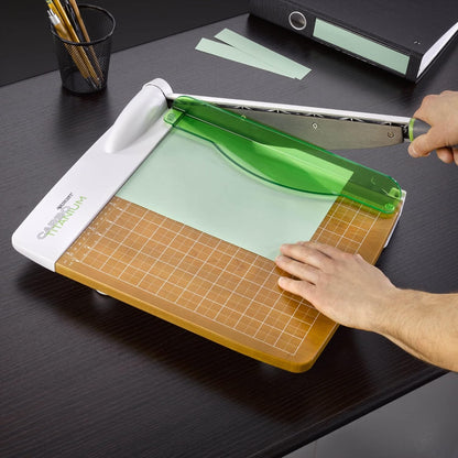 Westcott 16717 12-Inch CarboTitanium Guillotine Paper Cutter