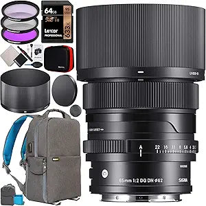 Sigma E11SG65F2SE 65mm f/2 Sony E-Mount Lens Kit