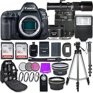Canon EOS 5D Mark IV DSLR Kit with Lenses