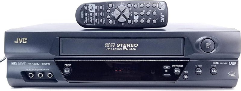 JVC HR-A592U 4-Head HiFi VCR Player — main product image