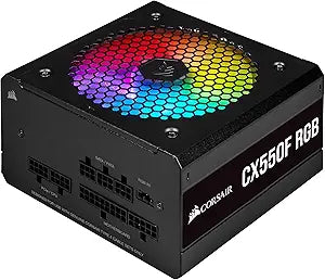 Corsair CP-9020216-NA CX550F RGB 550W Power Supply — main product image
