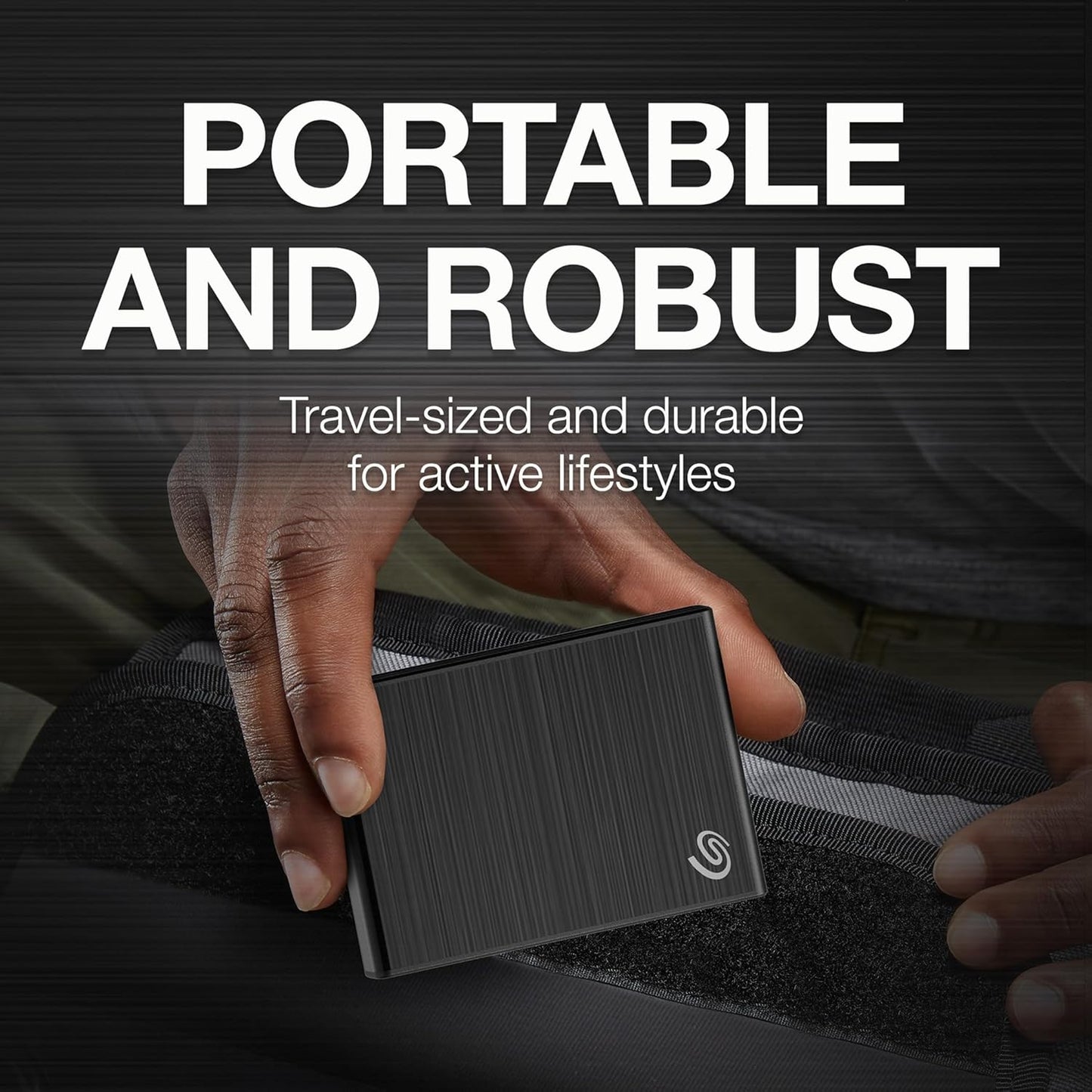 Seagate STKG1000400 One Touch 1TB Portable SSD - Black