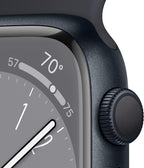 Apple MNU73LL/A Watch Series 8 GPS 41mm Midnight