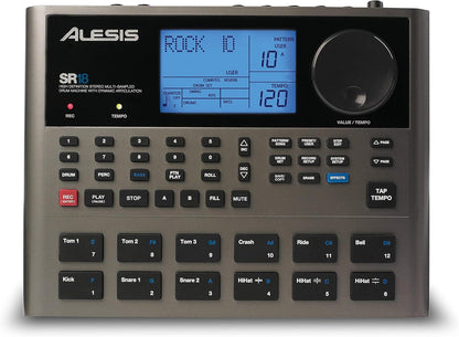 Alesis SR 18 Studio Drum Machine with Effects (Renewed)