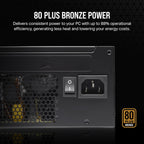 Corsair CP-9020279-NA CX750 750W 80+ Bronze Power Supply