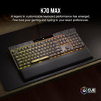 Corsair CH-910961G-NA K70 MAX RGB Magnetic Mechanical Keyboard