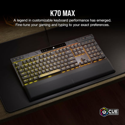 Corsair CH-910961G-NA K70 MAX RGB Magnetic Mechanical Keyboard