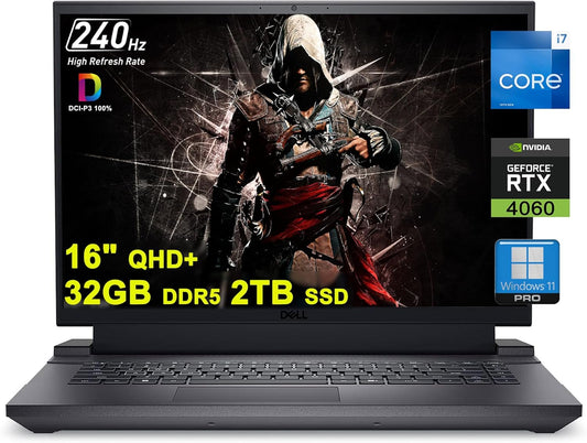 Dell G16 7630 i7 RTX4060 240Hz Gaming Laptop