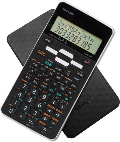 Sharp EL-531TGBBW Scientific Engineering Calculator - Black/White