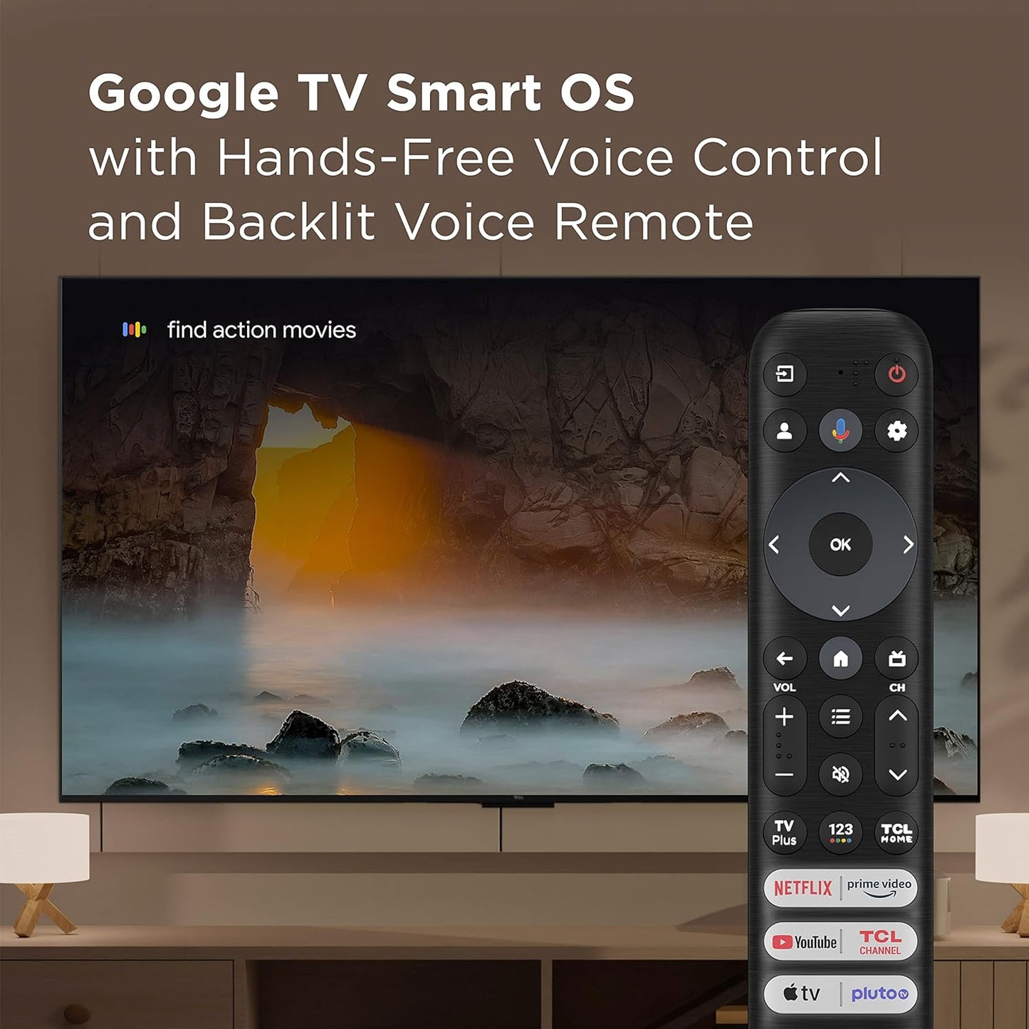 TCL 75QM850G 75-Inch QLED 4K Smart Mini LED TV