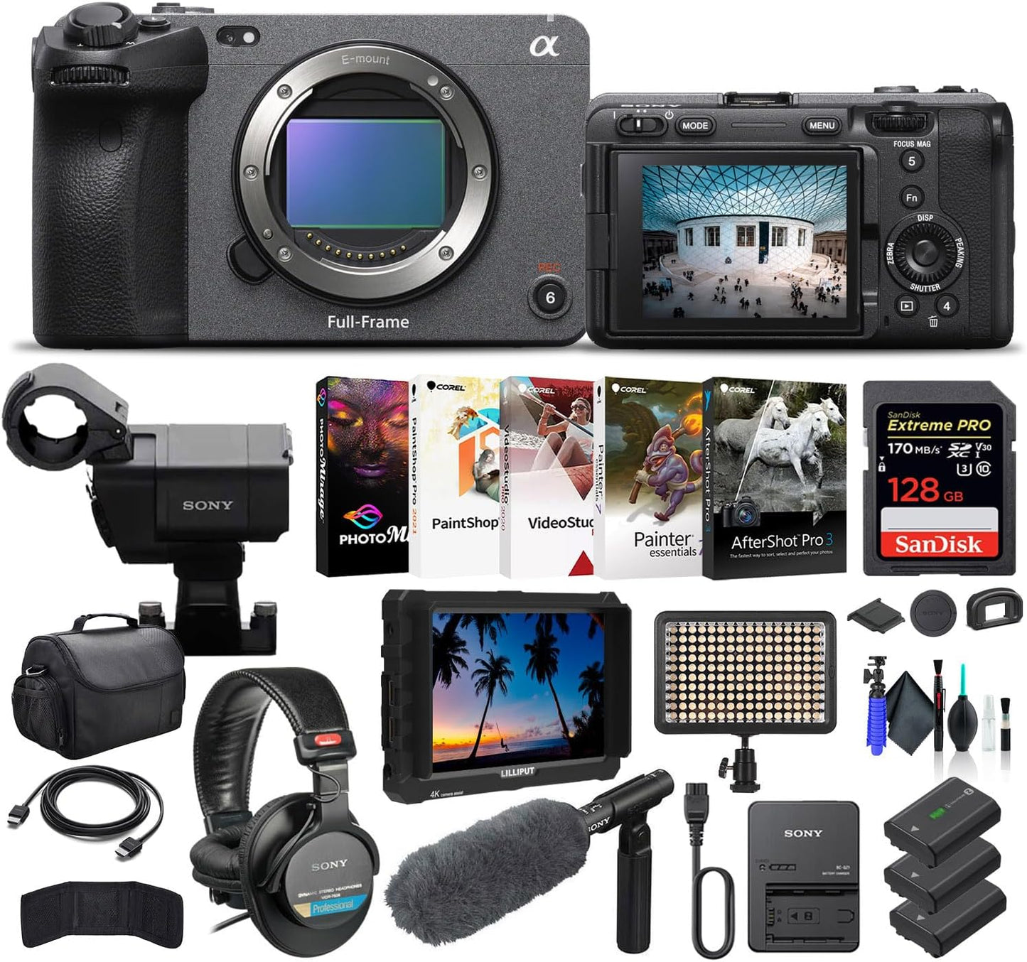 Sony ILME-FX3_AV_2 FX3 Full-Frame Cinema Camera Kit