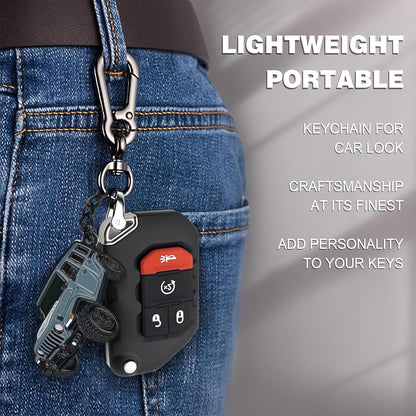 Novastar Novastar-112-007 Car Keychain - Jeep Wrangler Accessories