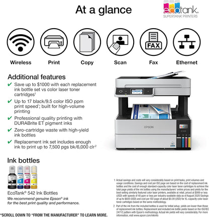 Epson ET-5170 EcoTank Pro Wireless Color All-in-One Printer