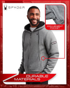 Spyder Hoodie Men's Sherpa Lined Full Zip - Cozy