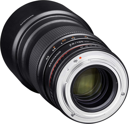 Samyang SY135M-C 135mm f/2.0 ED UMC Telephoto Lens Canon EF