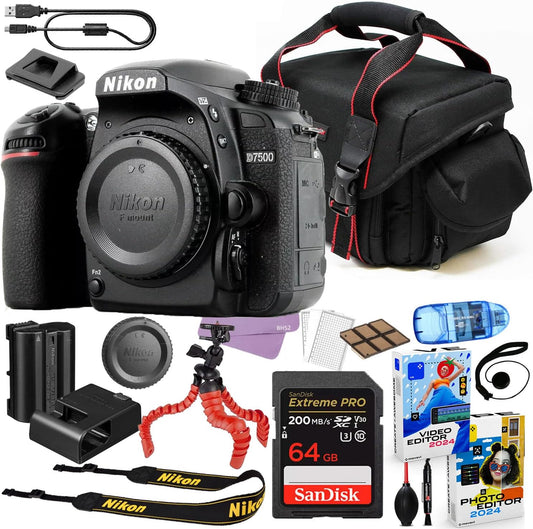 Nikon BH52-NIK7500-BDY-8524 D7500 DSLR Camera Body Bundle
