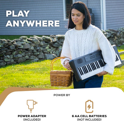 Alesis MELODY61 MK4 KO 61-Key Keyboard Piano for Beginners