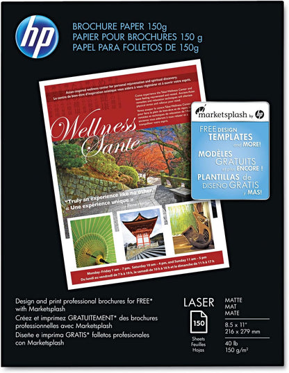 HP Q6543A Color Laser Brochure Paper 8.5x11