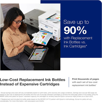 Epson C11CJ61205-N EcoTank ET-3843 All-in-One Printer (Renewed)