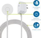 Philips SPS1611WA/37 6ft Tabletop Power Switch with Braided Cord