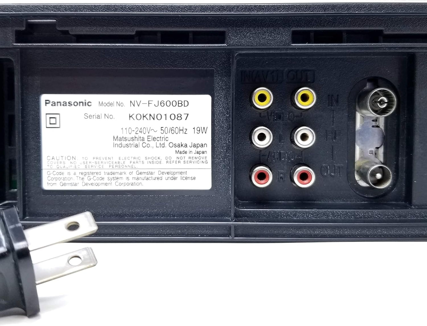 Panasonic AGW3 CE MULTI-SYSTEM VHS VCR