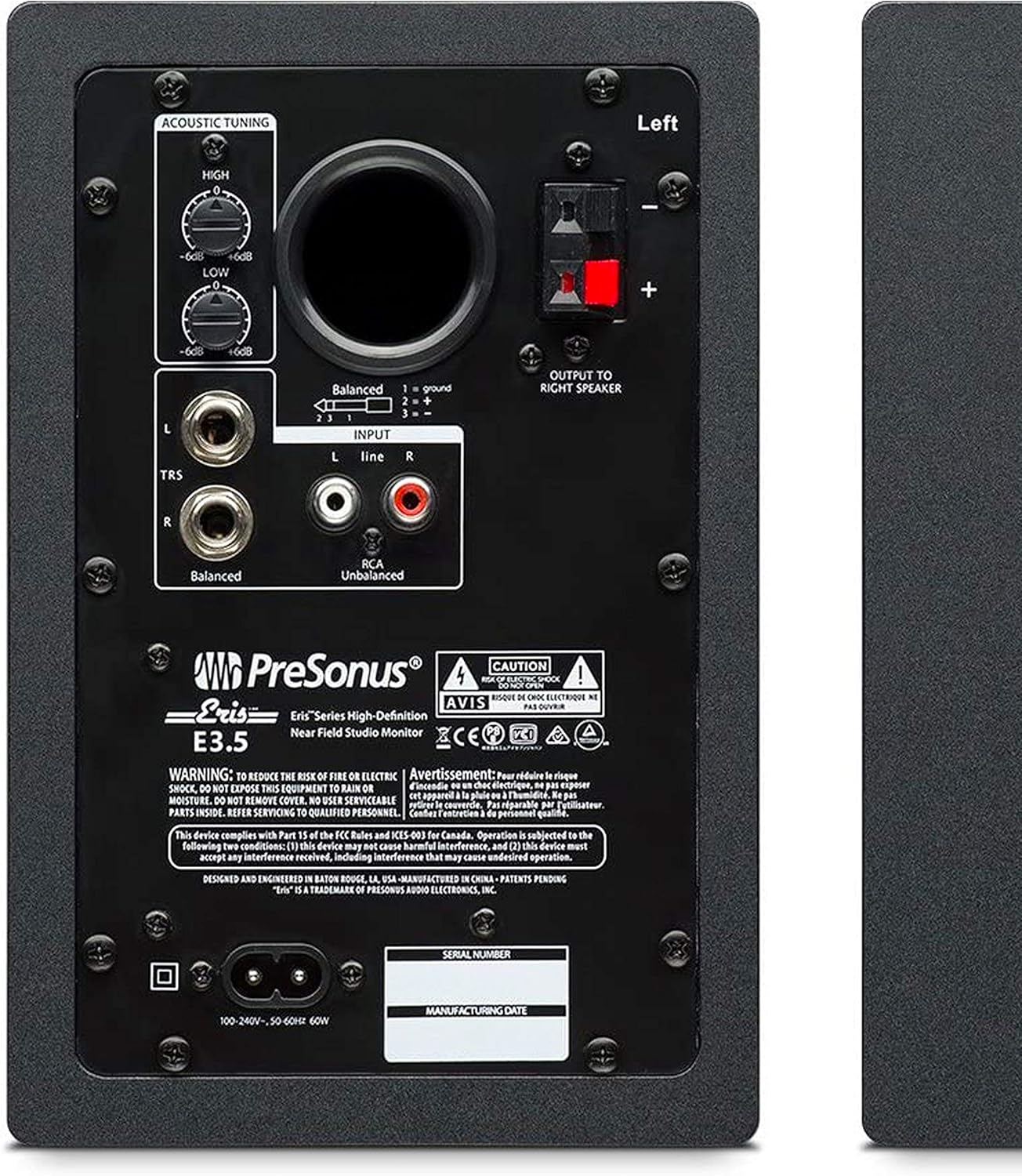 PreSonus E3.5 + GPH 3.5" Powered Studio Monitor Pair
