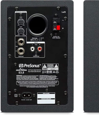 PreSonus E3.5 + GPH 3.5" Powered Studio Monitor Pair