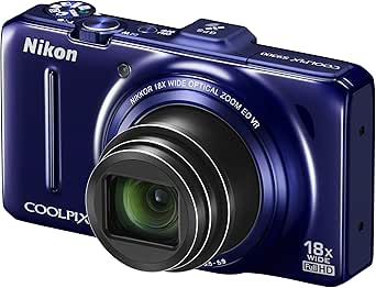Nikon S9300 COOLPIX 16MP 18x Zoom Full HD Digital Camera - Blue — main product image