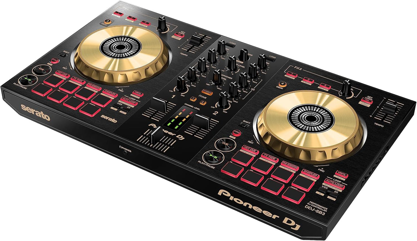 Pioneer DJ DDJ-SB3-N Serato DJ Controller Gold Edition