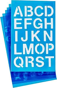 Westcott SH134/15844 LetterCraft Helvetica Stencil Set