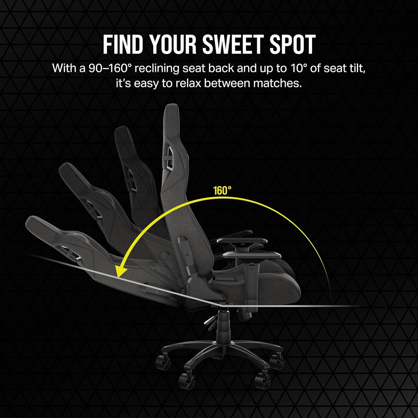 Corsair CF-9010057-WW T3 Rush Charcoal Gaming Chair