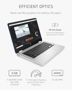 HP 14a-ca0060nr Chromebook 360 2-in-1 Touch Laptop