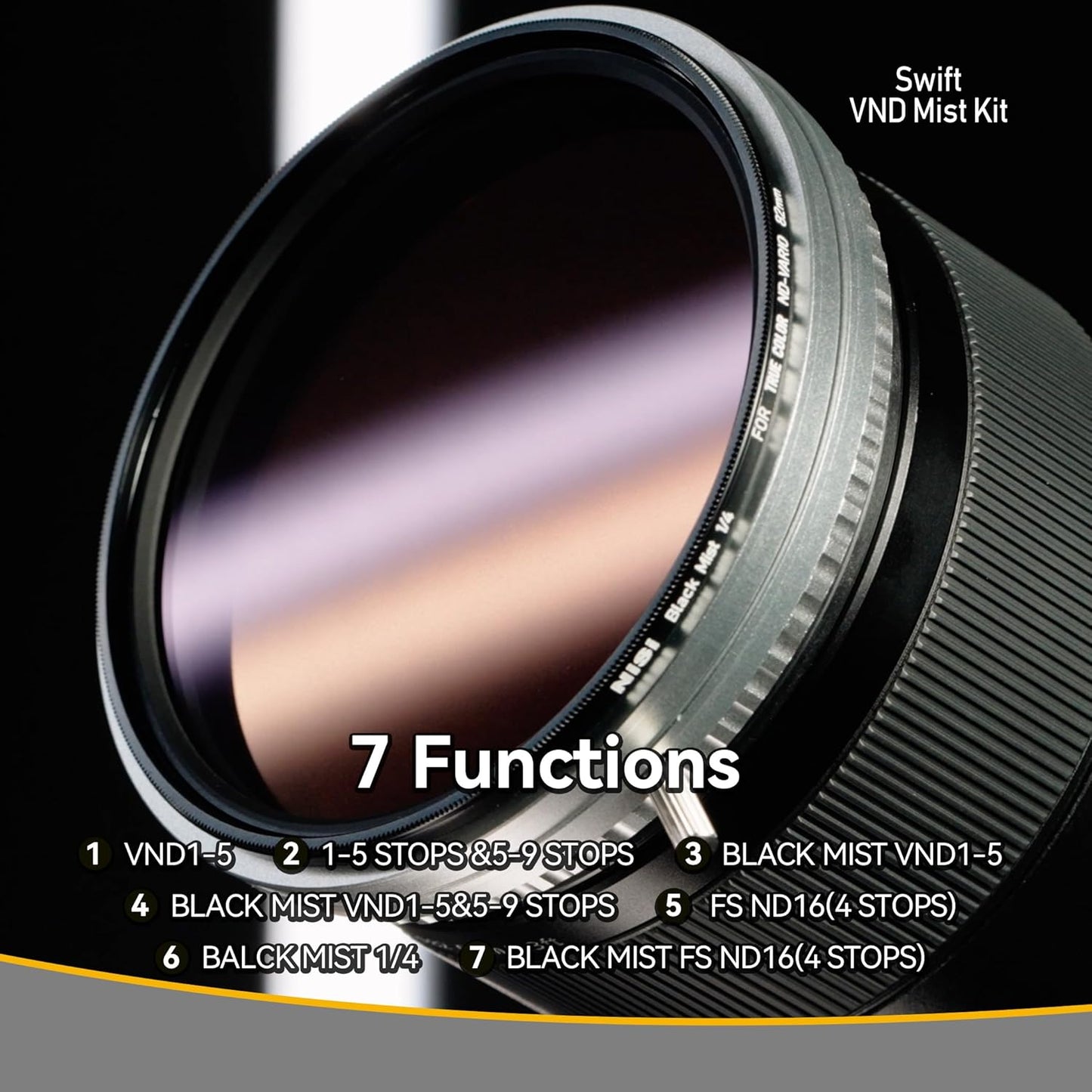 NiSi N-122678 67mm Swift VND Mist Filter Kit