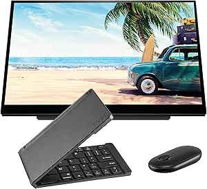 HP ASIHLAMZ303 E14 Portable Monitor Keyboard Mouse Bundle — main product image