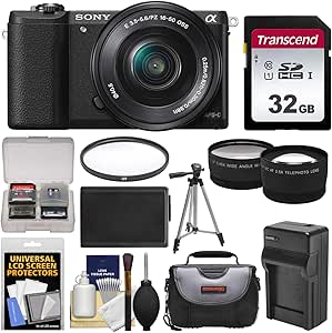 Sony Alpha A5100 16-50mm Lens Bundle - 32GB Kit