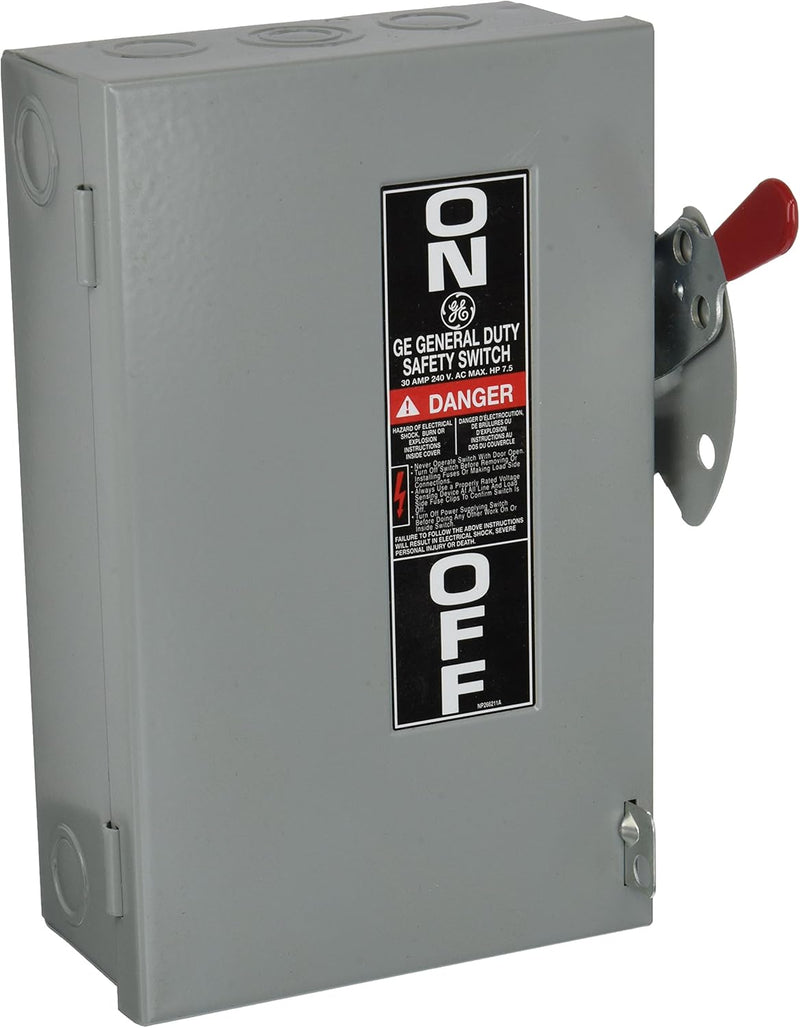 GE TG3221CP 30A General Duty Safety Switch — main product image