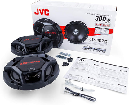 JVC CS-DR1721 DRVN Series 6.75" Coaxial Car Speakers (Pair)