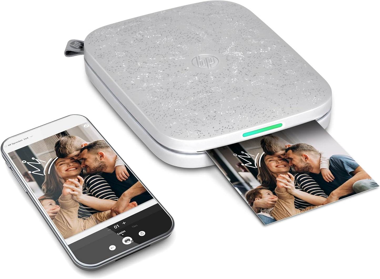 HP HPISP3X4W Sprocket 3x4" Portable Photo Printer