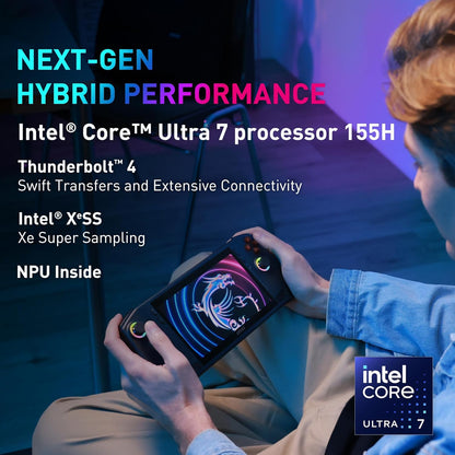 MSI CLAWA1051 Claw PC Gaming Handheld Console