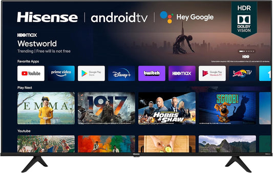 Hisense 43A6G 43-Inch 4K Android Smart TV (2021)
