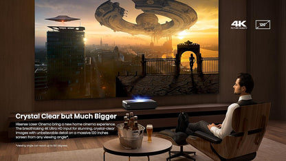 Hisense 120L5F 4K Laser Cinema Projector with ALR Screen
