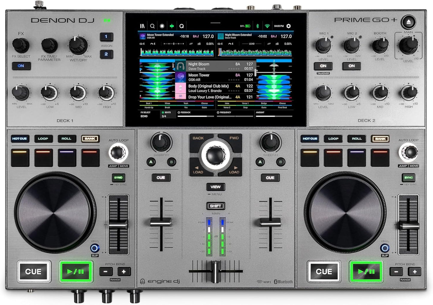 Denon DJ Prime Go+ Portable DJ Controller Stem Separation