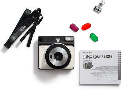 Fujifilm Instax Square SQ6 Pearl White Instant Film Camera