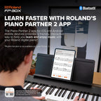 Roland FP-30X-WH Digital Piano 88-Note PHA-4 Keyboard - White