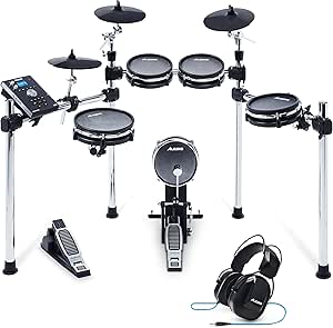 Alesis Command Mesh Kit - Electronic Drum Set, USB/MIDI, Headphones