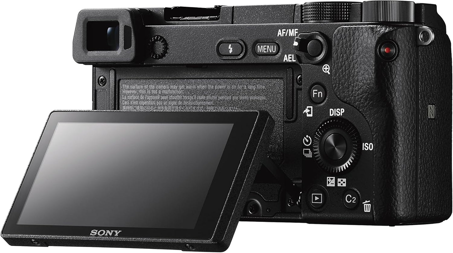 Sony ILCE6300L/B Alpha a6300 Mirrorless Camera with 16-50mm Lens