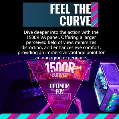 Cooler Master CMI-GM34-CWQA-US 34" Curved Gaming Monitor