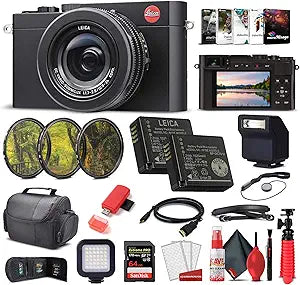 Leica 19141 D-Lux 7 Digital Camera Black Deluxe Bundle